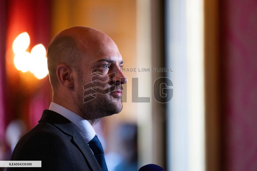 Lammy Rubio And Barrot Bilateral Meeting - Paris