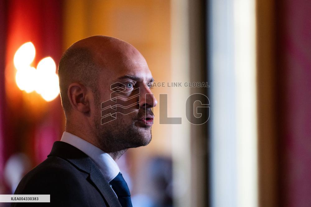 Lammy Rubio And Barrot Bilateral Meeting - Paris