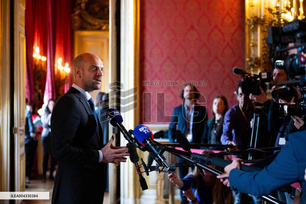 Lammy Rubio And Barrot Bilateral Meeting - Paris