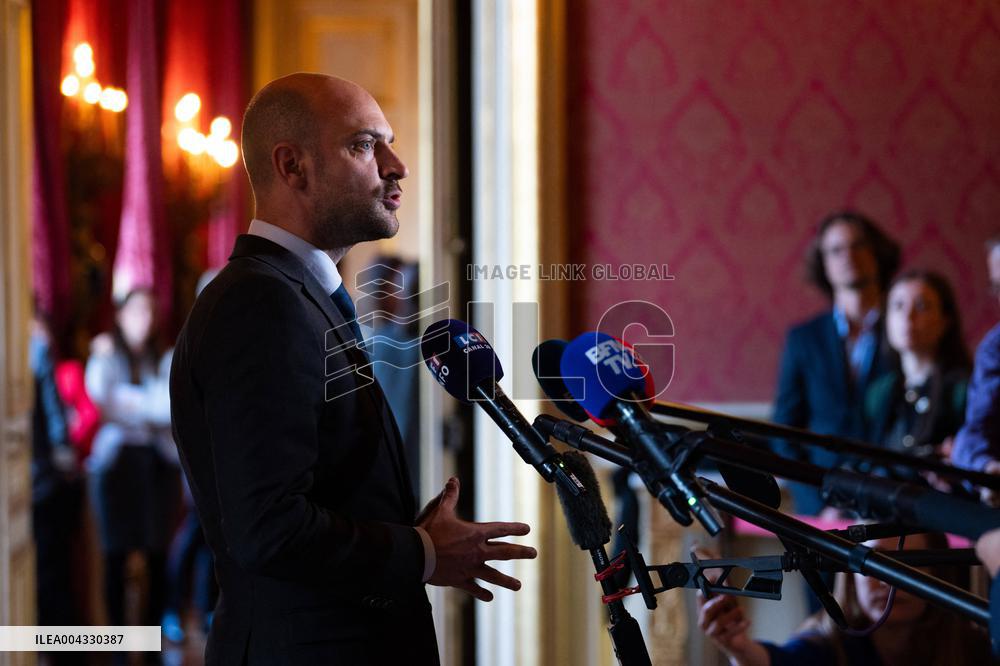 Lammy Rubio And Barrot Bilateral Meeting - Paris