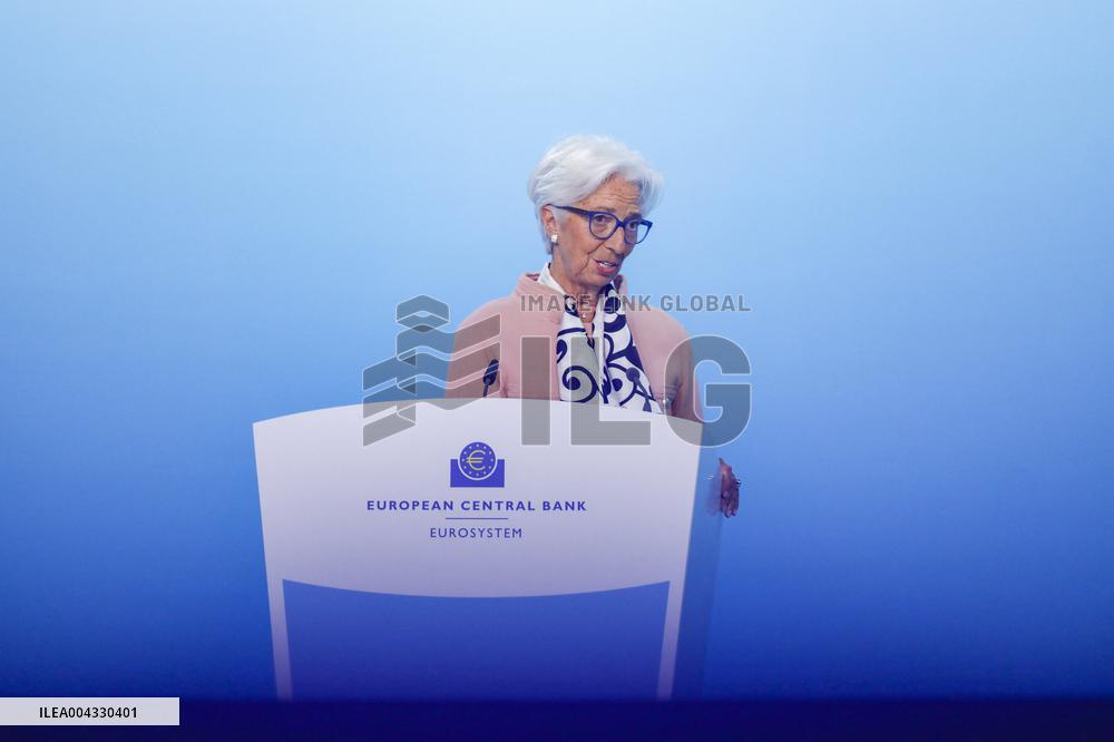 Christine Lagarde Press Conference - Frankfurt