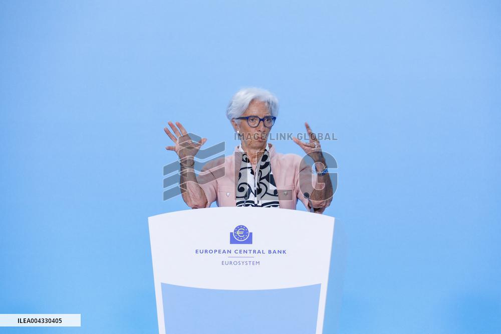 Christine Lagarde Press Conference - Frankfurt
