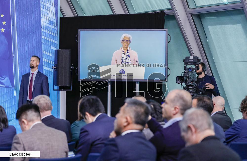 Christine Lagarde Press Conference - Frankfurt