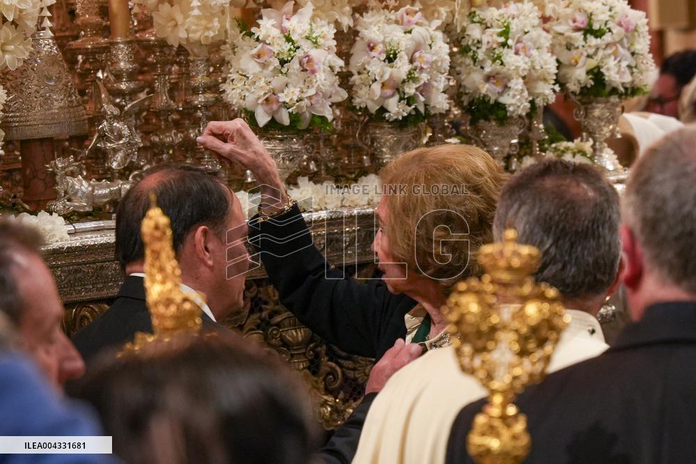 Queen Sofia Attends the Madrug - Seville