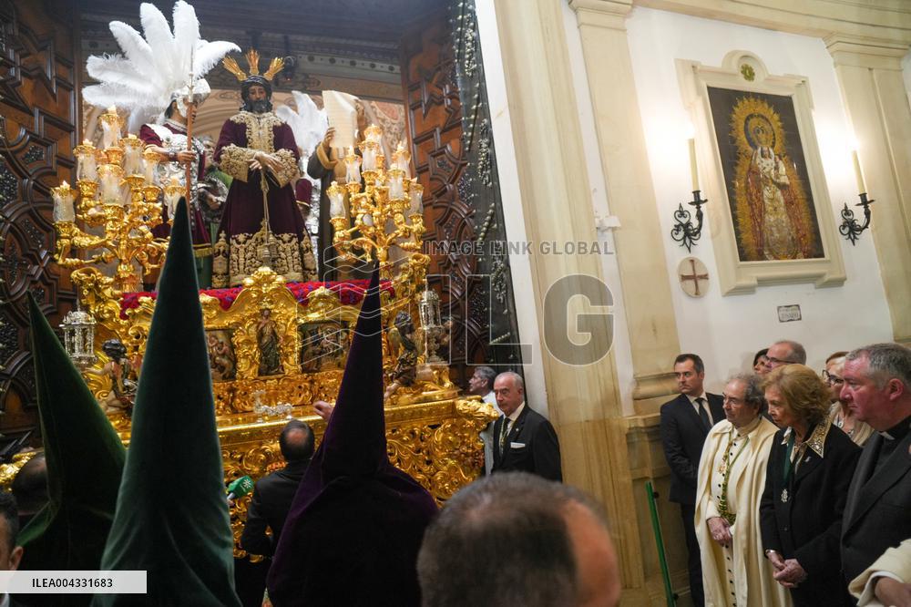 Queen Sofia Attends the Madrug - Seville