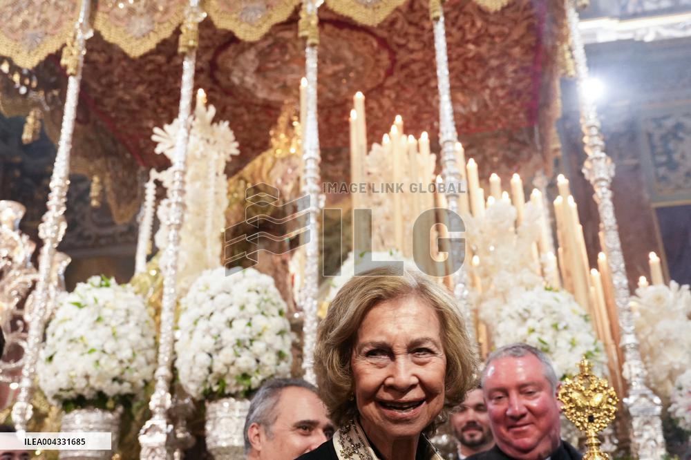 Queen Sofia Attends the Madrug - Seville