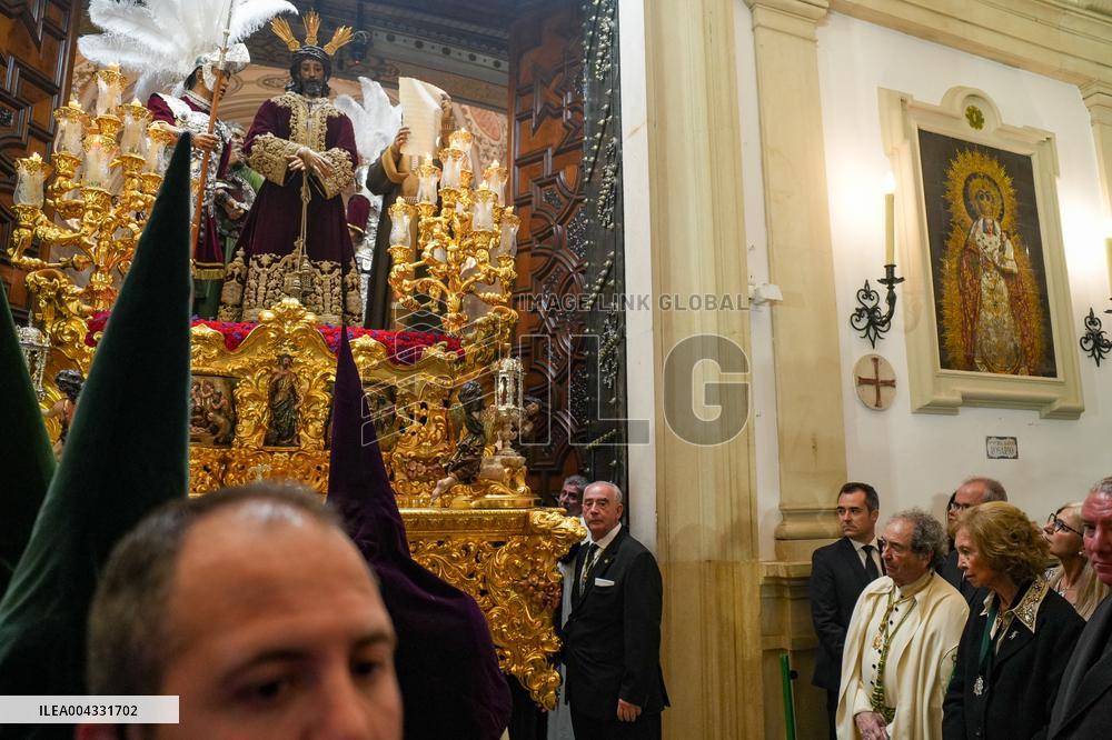 Queen Sofia Attends the Madrug - Seville