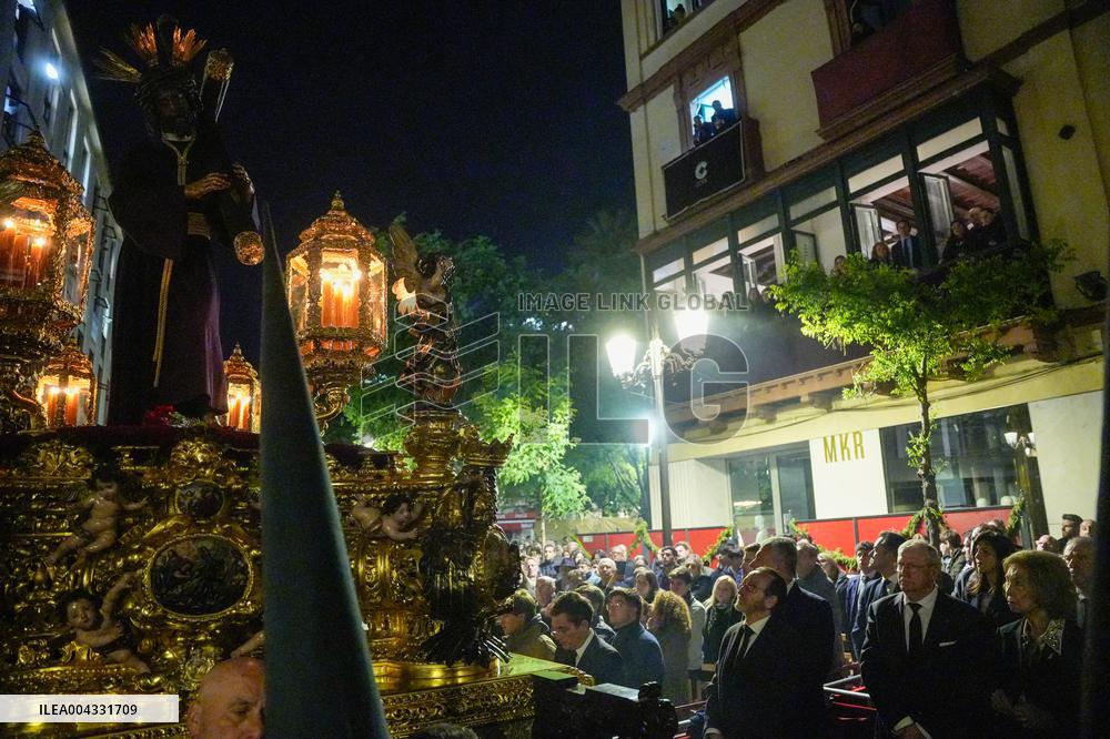 Queen Sofia Attends the Madrug - Seville