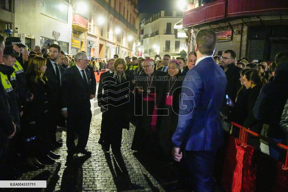 Queen Sofia Attends the Madrug - Seville