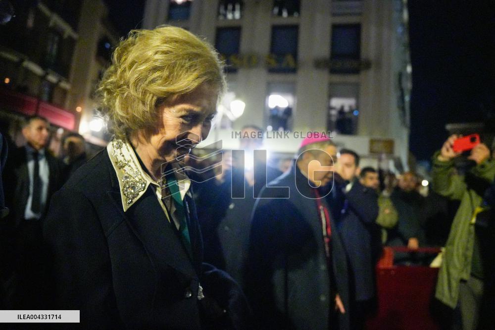 Queen Sofia Attends the Madrug - Seville