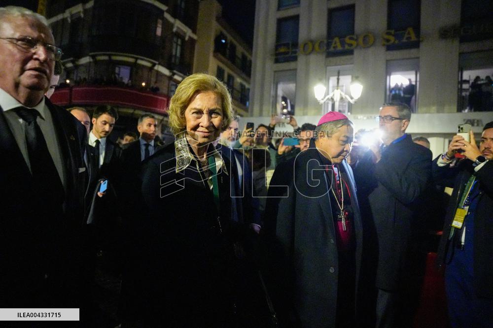 Queen Sofia Attends the Madrug - Seville