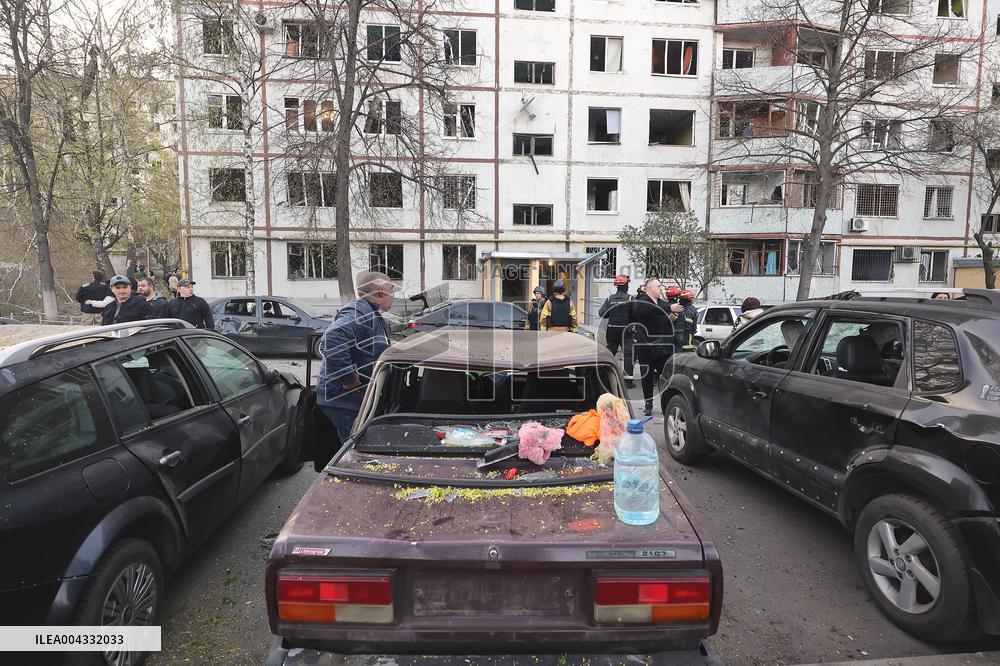 Russian troops attack Kharkiv with ballistic missiles