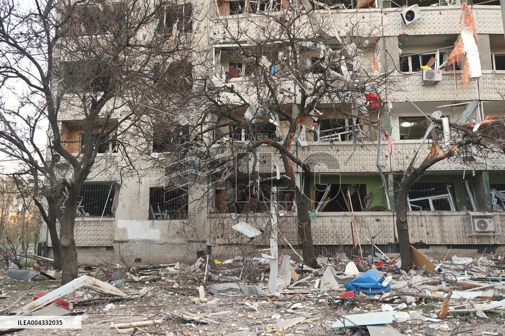 Russian troops attack Kharkiv with ballistic missiles