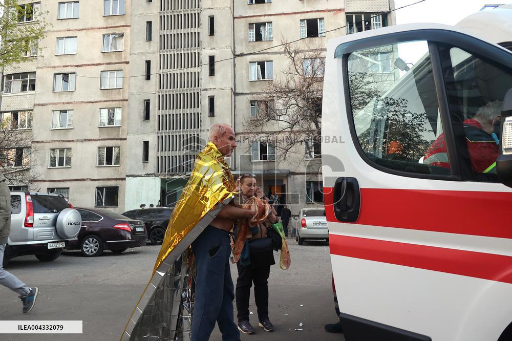 Russian troops attack Kharkiv with ballistic missiles