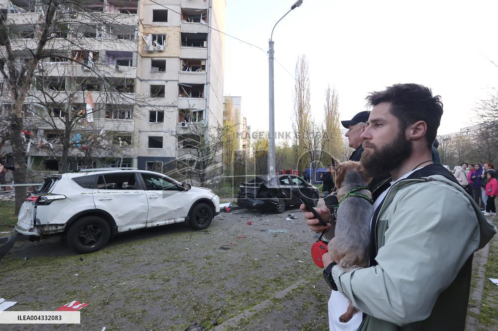 Russian troops attack Kharkiv with ballistic missiles