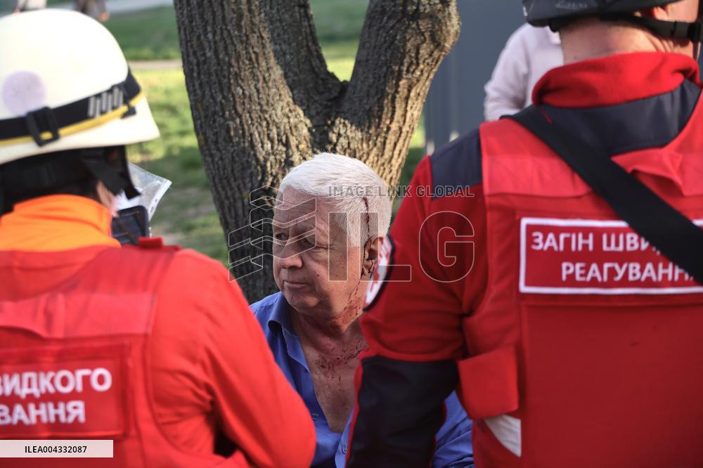 Russian troops attack Kharkiv with ballistic missiles