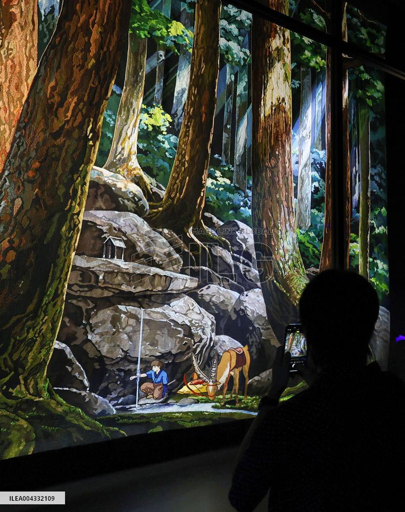 Tapestry at World Exhibition in Osaka