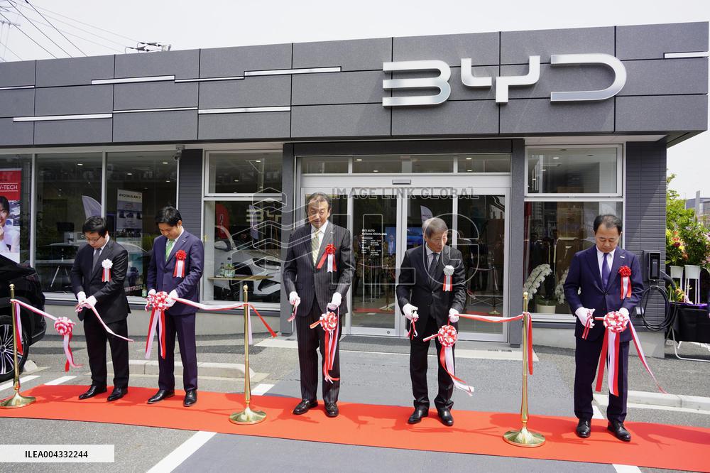 BYD to expand sales network in Japan