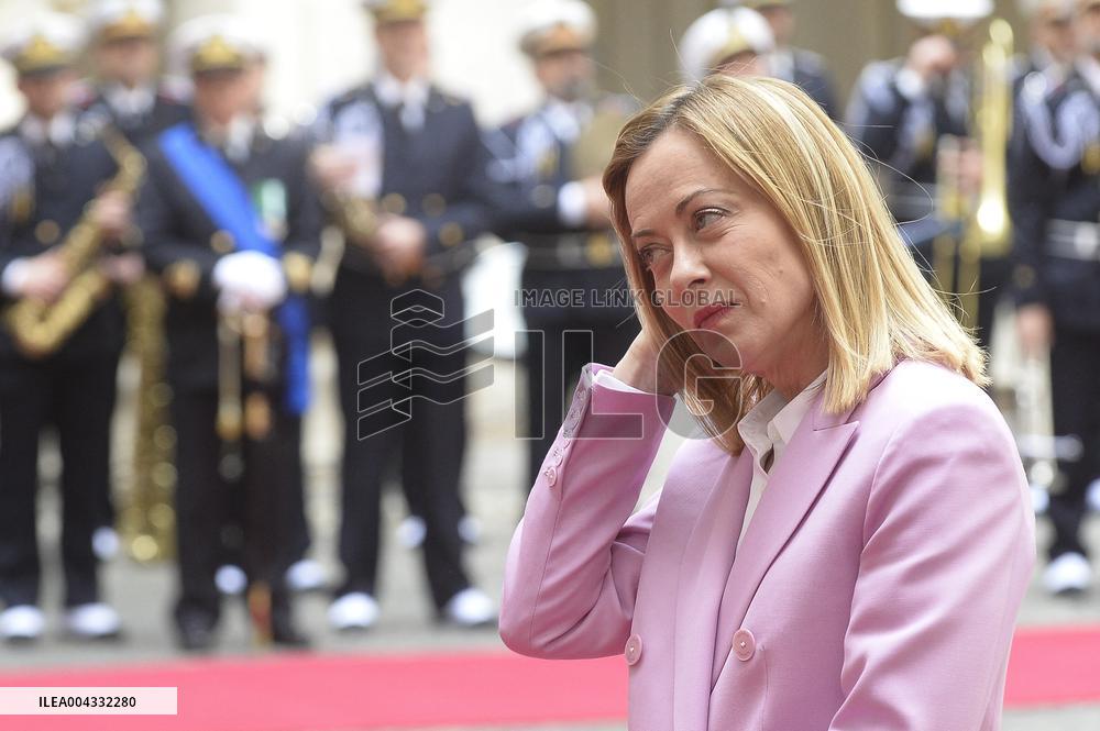 PM Meloni meets With VP JD Vance - Rome