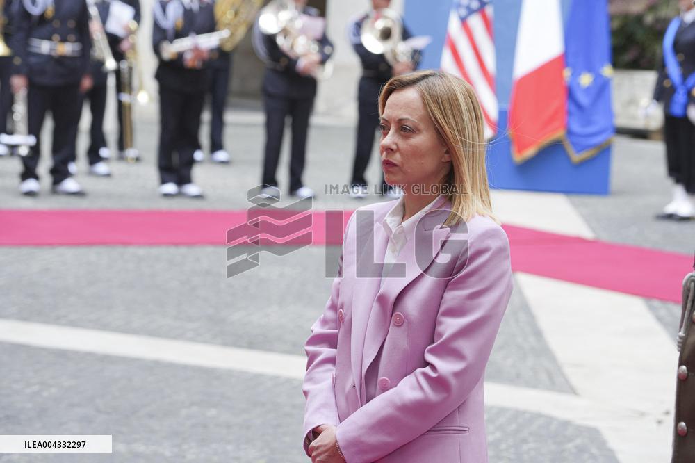 PM Meloni meets With VP JD Vance - Rome