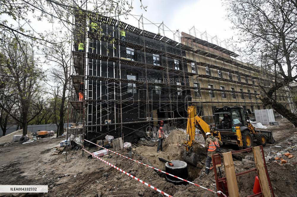 Ukraines 2nd Superhumans Center under construction in Dnipro