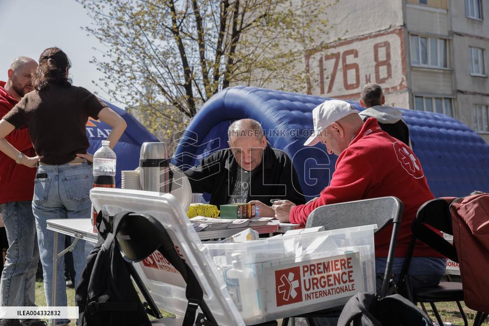 Aftermath Of A Russian Missile Attack In Kharkiv - Ukraine
