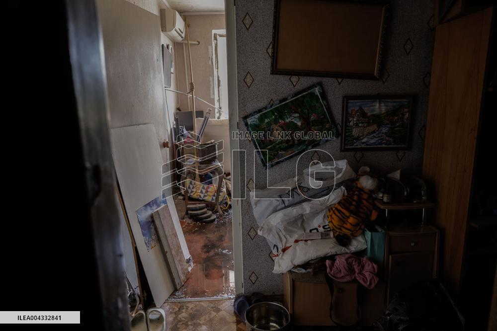 Aftermath Of A Russian Missile Attack In Kharkiv - Ukraine