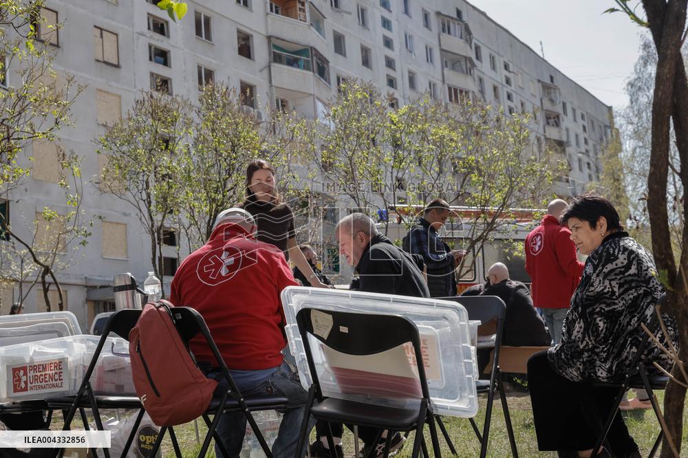 Aftermath Of A Russian Missile Attack In Kharkiv - Ukraine