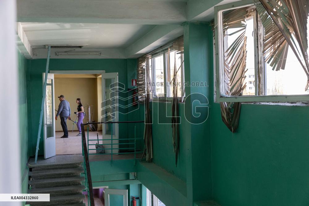 Aftermath Of A Russian Missile Attack In Kharkiv - Ukraine