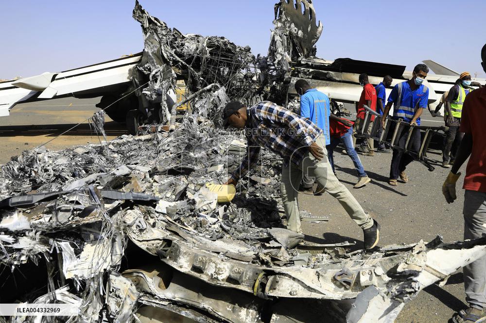 Khartoum Airport Damage - Sudan