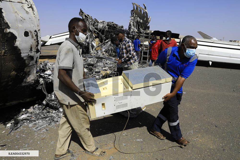 Khartoum Airport Damage - Sudan