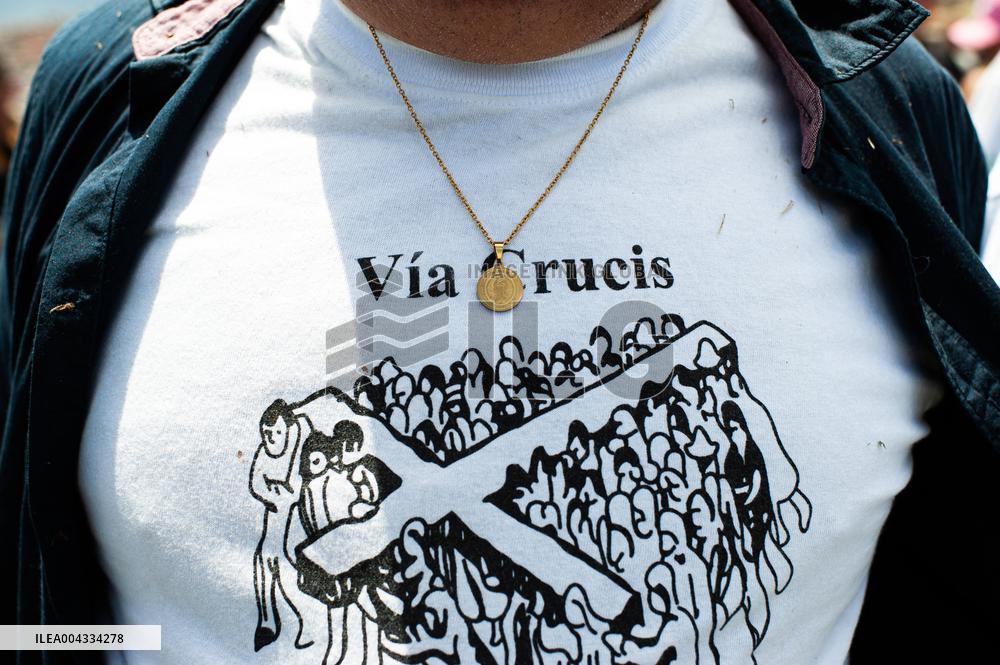 Good Friday Procession in Bogota