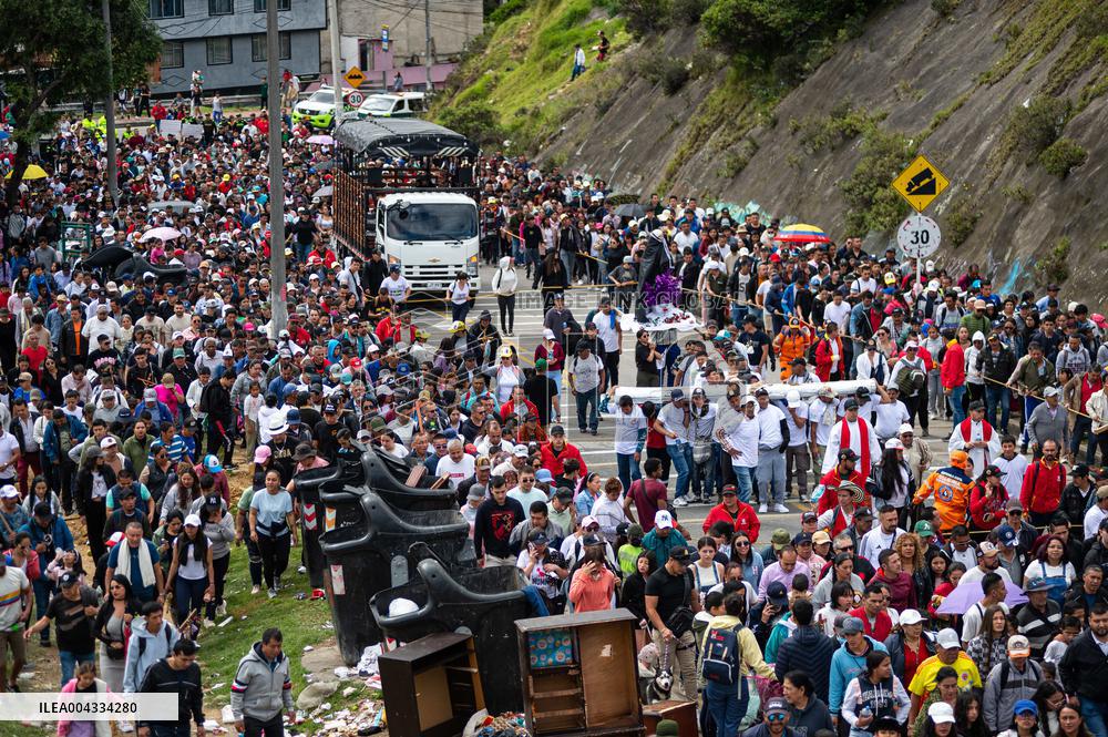 Good Friday Procession in Bogota