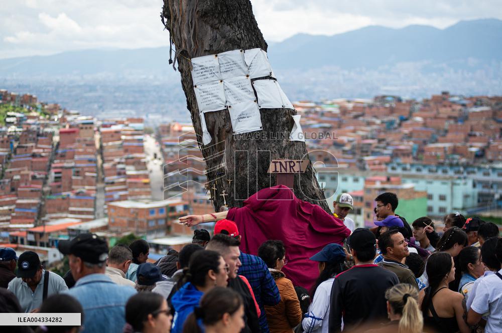 Good Friday Procession in Bogota