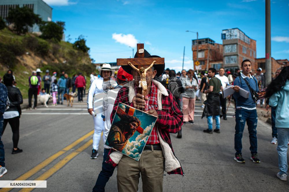 Good Friday Procession in Bogota