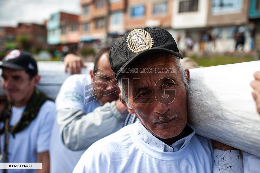 Good Friday Procession in Bogota