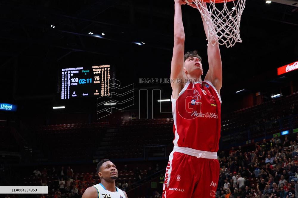 BASKET - Serie A - EA7 Emporio Armani Milano vs Vanoli Basket Cremona