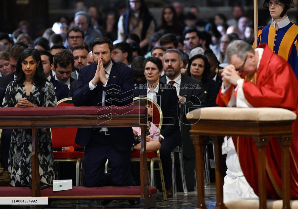 J.D. Vance Attends Good Friday Mass - Vatican