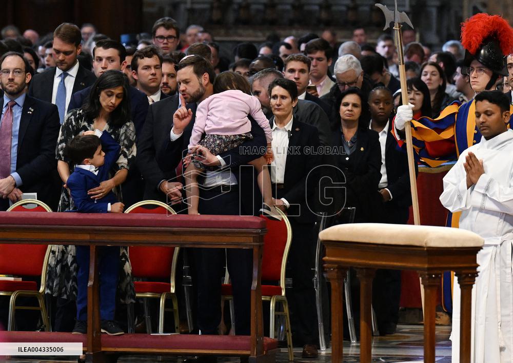J.D. Vance Attends Good Friday Mass - Vatican