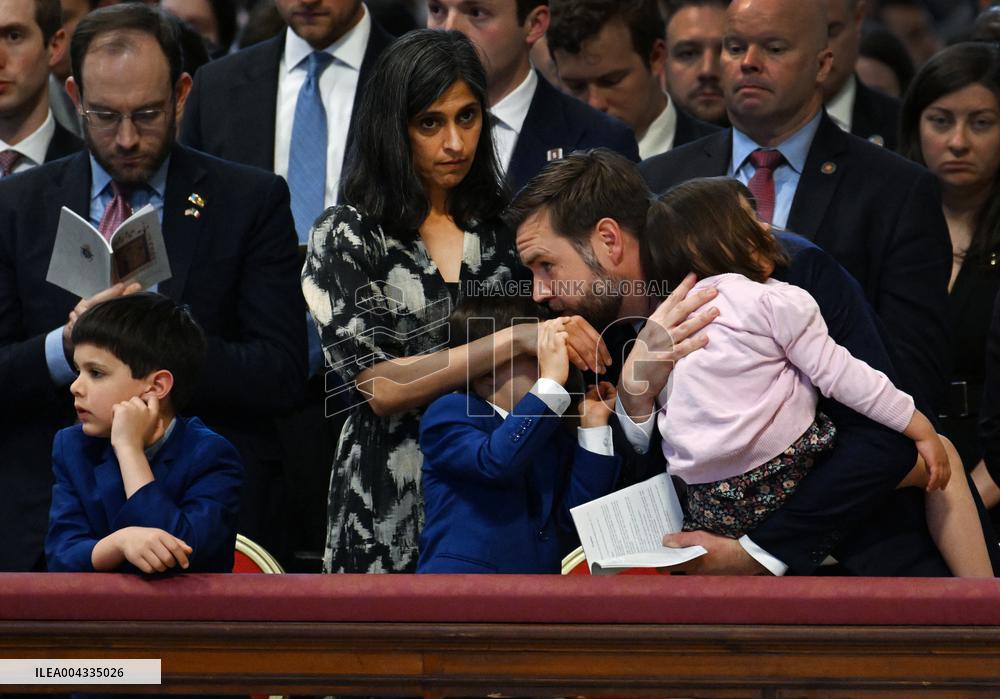 J.D. Vance Attends Good Friday Mass - Vatican