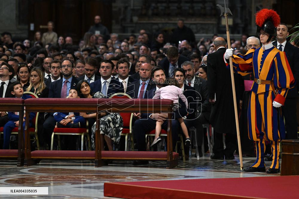 J.D. Vance Attends Good Friday Mass - Vatican