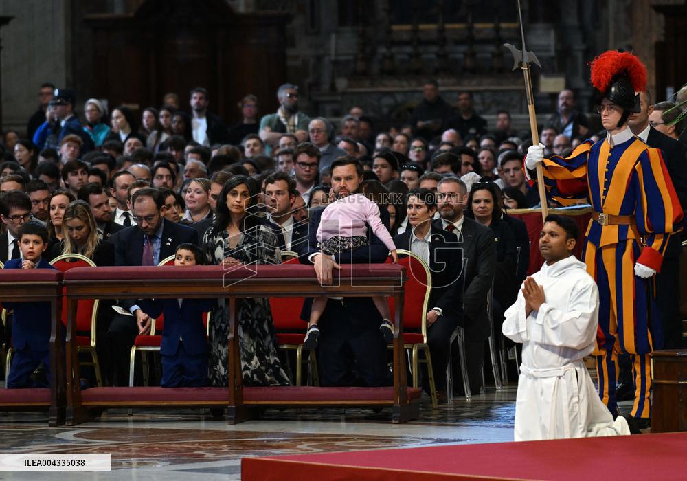 J.D. Vance Attends Good Friday Mass - Vatican