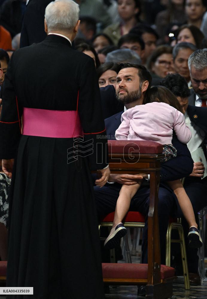J.D. Vance Attends Good Friday Mass - Vatican