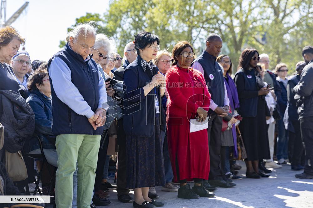 Way of the Cross Procession During Good Friday At Cathedral Notre-Dame - Paris