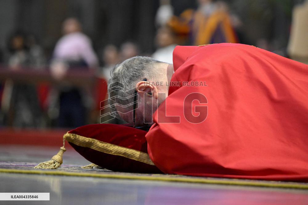 Lords Passion on Good Friday Celebration - Vatican