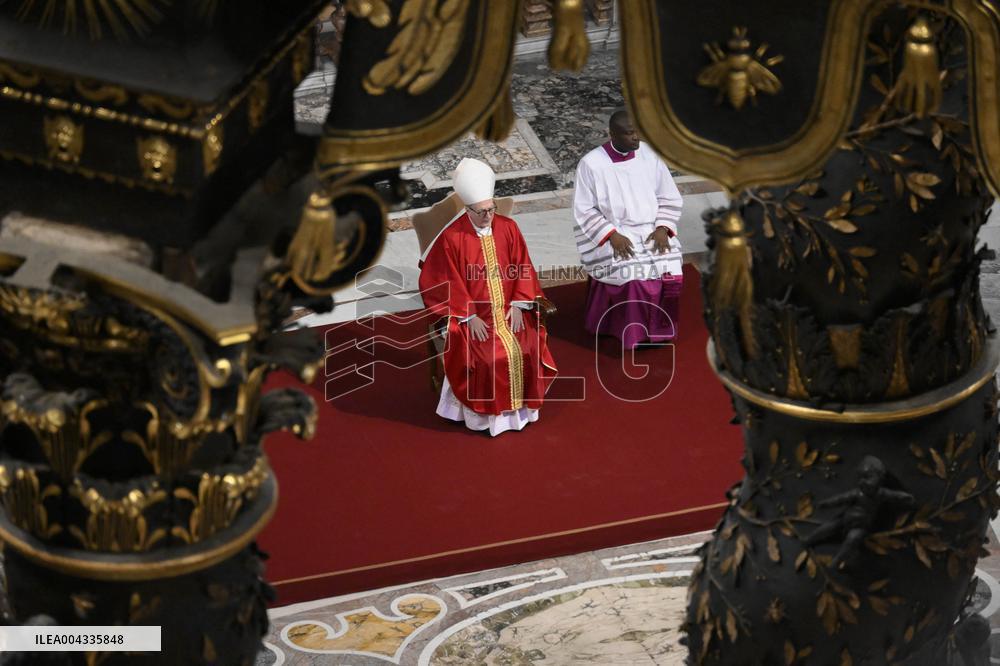 Lords Passion on Good Friday Celebration - Vatican