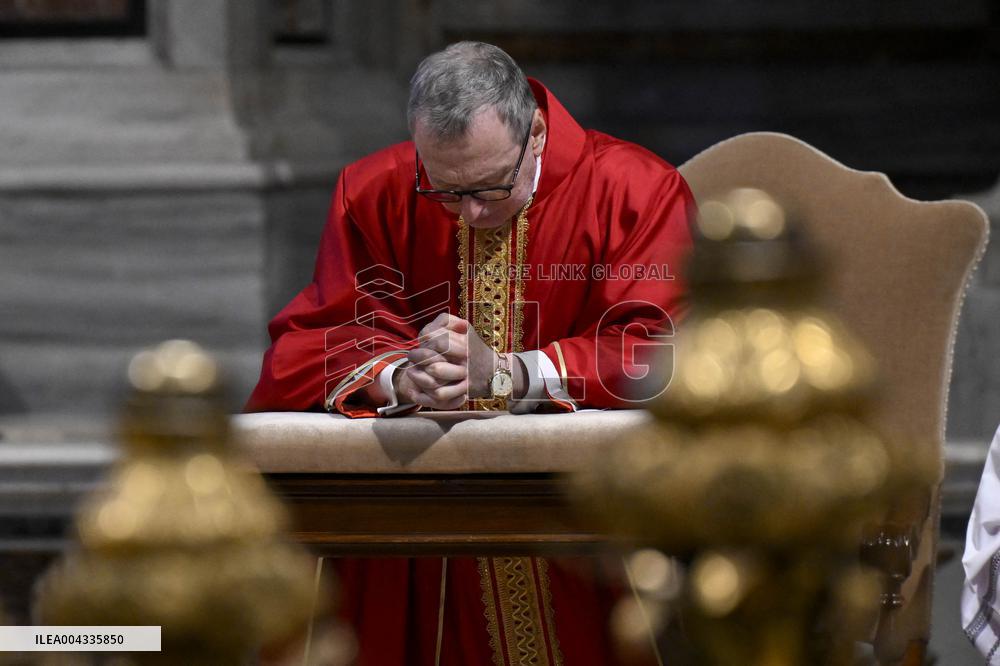 Lords Passion on Good Friday Celebration - Vatican