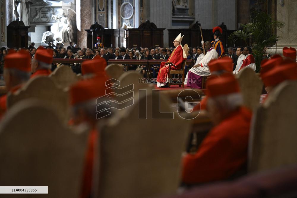Lords Passion on Good Friday Celebration - Vatican