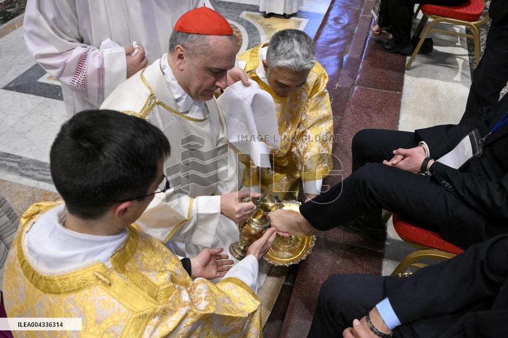 In Coena Domini Mass and the Rite of the Washing of the Feet - Vatican
