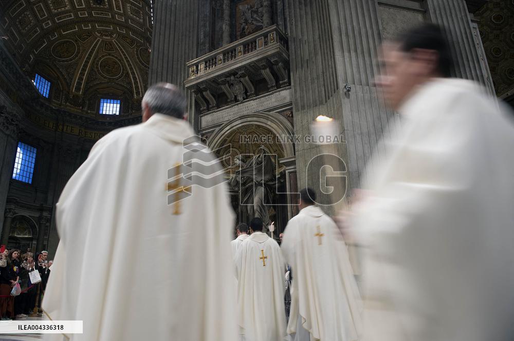 In Coena Domini Mass and the Rite of the Washing of the Feet - Vatican